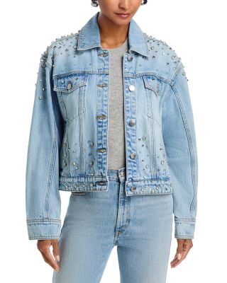Diamonds In The Sky Denim Trucker Jacket