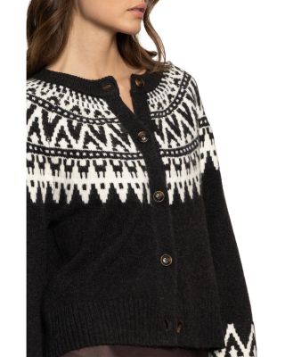 Fairisle Crewneck Cardigan