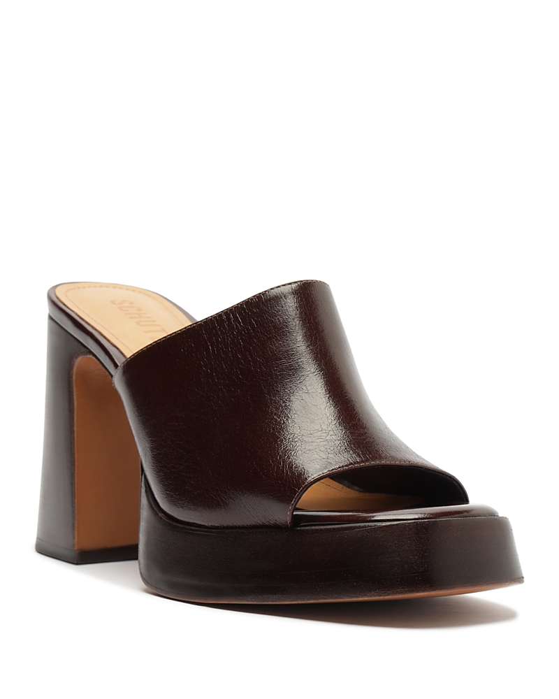 Schutz Rowan Platform Sandal In Brown