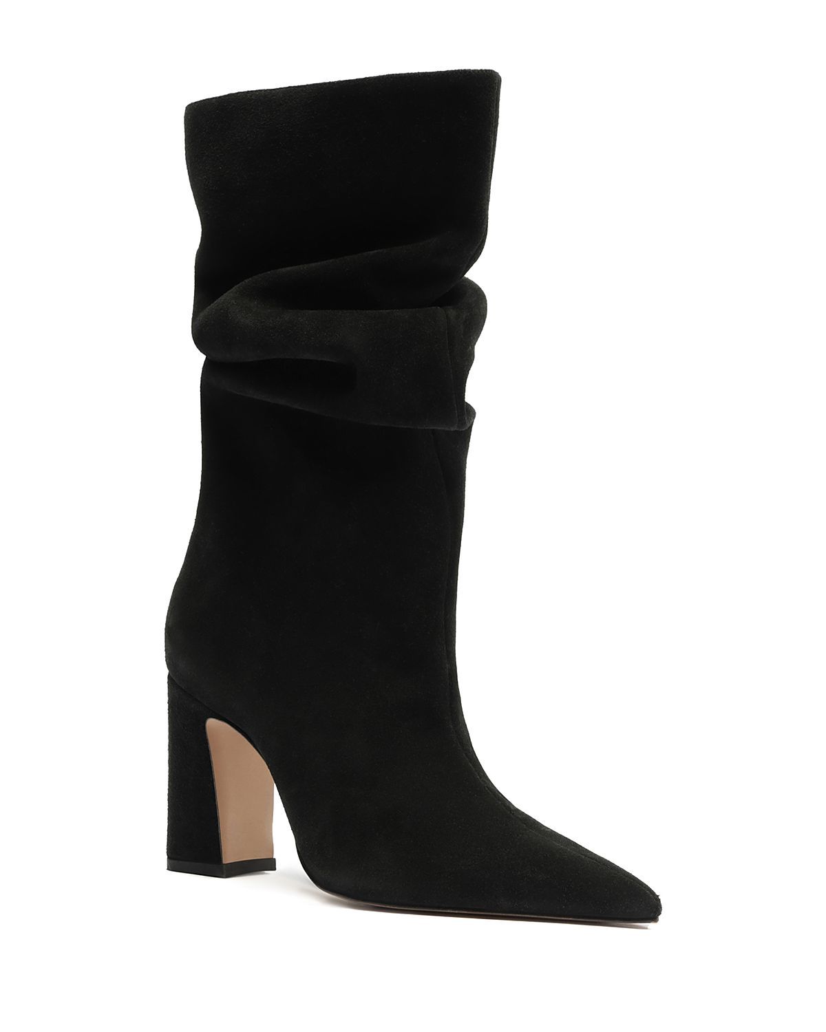 Schutz Women's Harriet Suede Slouch Boots
