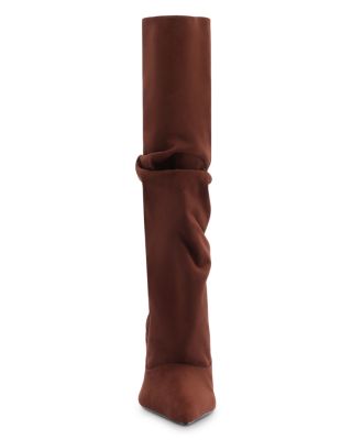 Women&#39;s Maryana Up Slouch Nubuck Leather Tall Boots