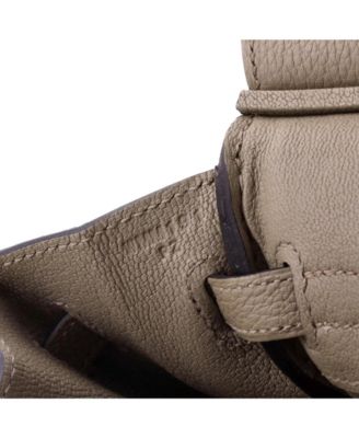  Birkin 25 Handbag Light Togo with Palladium Hardware