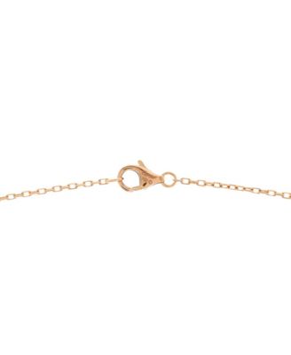  Double C de Cartier Pendant Necklace 18K Rose Gold and Diamonds