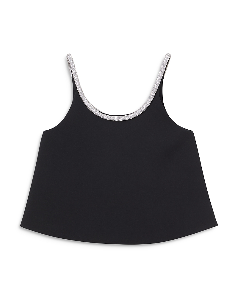Rohe A Line Applique Tank In Black