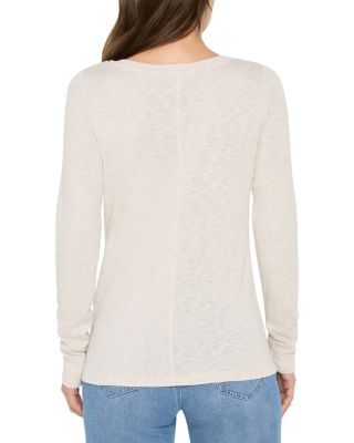 Long Sleeve Boat Neck Tee