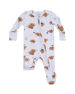 Girls' Playing Football Zipper Footie - Baby