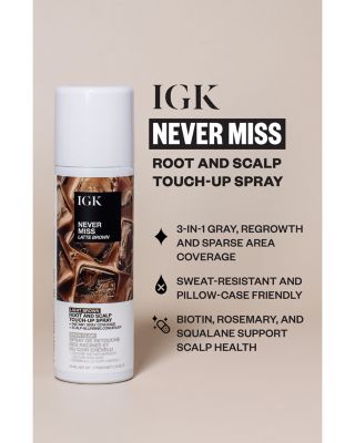 Never Miss Root &amp; Scalp Touch Up Spray - Blackout 2 oz.