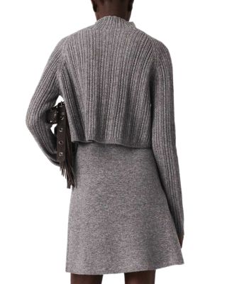 Knit Dress with Removable Sweater
