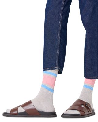 Simple Stripe Sneaker Socks