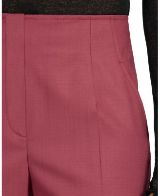 Della Straight Leg Pants in Stretch Wool