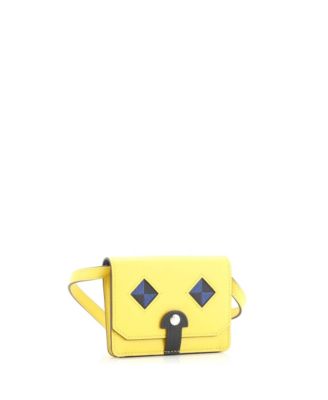 Chien Card Holder with Strap Swift and Chevre Mysore