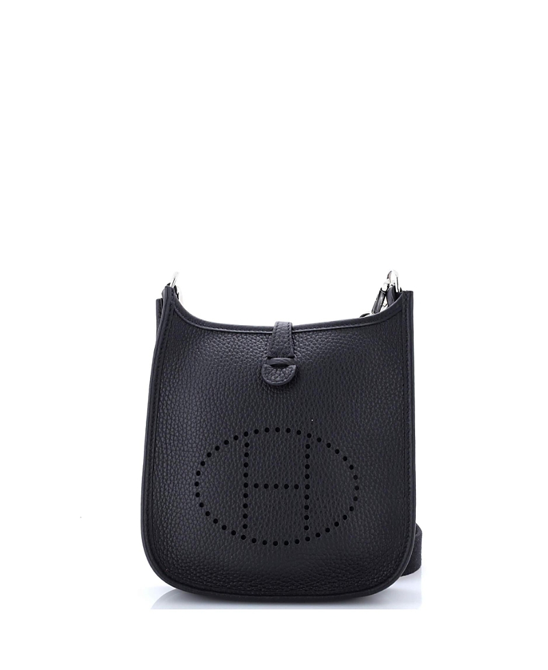 Pre-owned Pre-owned Hermes Hermes Tpm Evelyne Bag Gen Iii Clemence In Black
