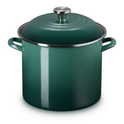 Enamel on Steel Classic Round Stockpot, 12 Qt.