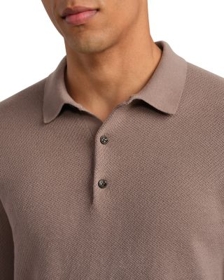 Regular Fit Long Sleeve Sweater Polo