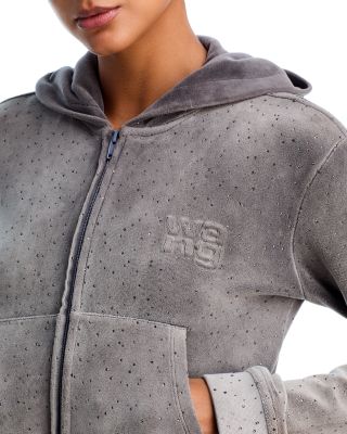 Embellished Hoodie & Mid Rise Mini Skort