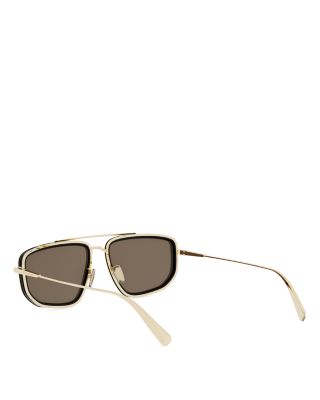 B.zero1 Rectangle Sunglasses, 57mm