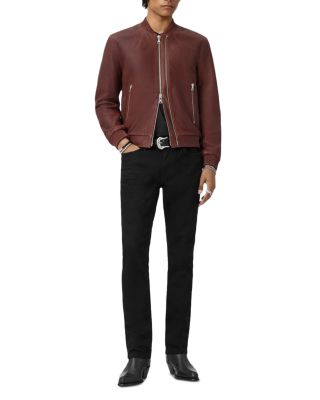 Xavier Pebbled Leather Jacket