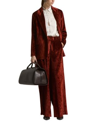 Velour Blazer