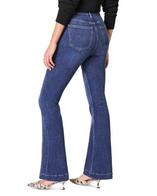 Redefine High Rise Flare Jeans in Medium Indigo