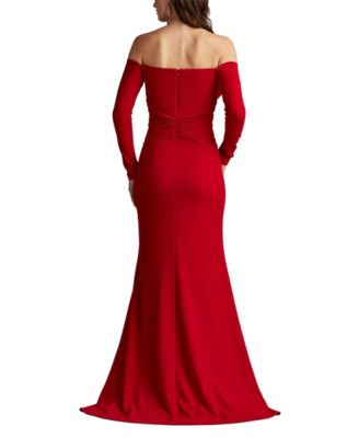 Leona V-Pleat Gown