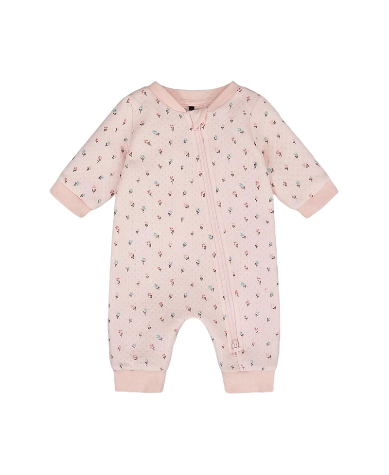 Deux Par Deux Girls' Organic Cotton One-piece And Romper - Baby In Multi