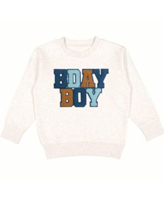 Boy&#39;s Birthday Boy Patch Sweatshirt - Little Kid, Big Kid