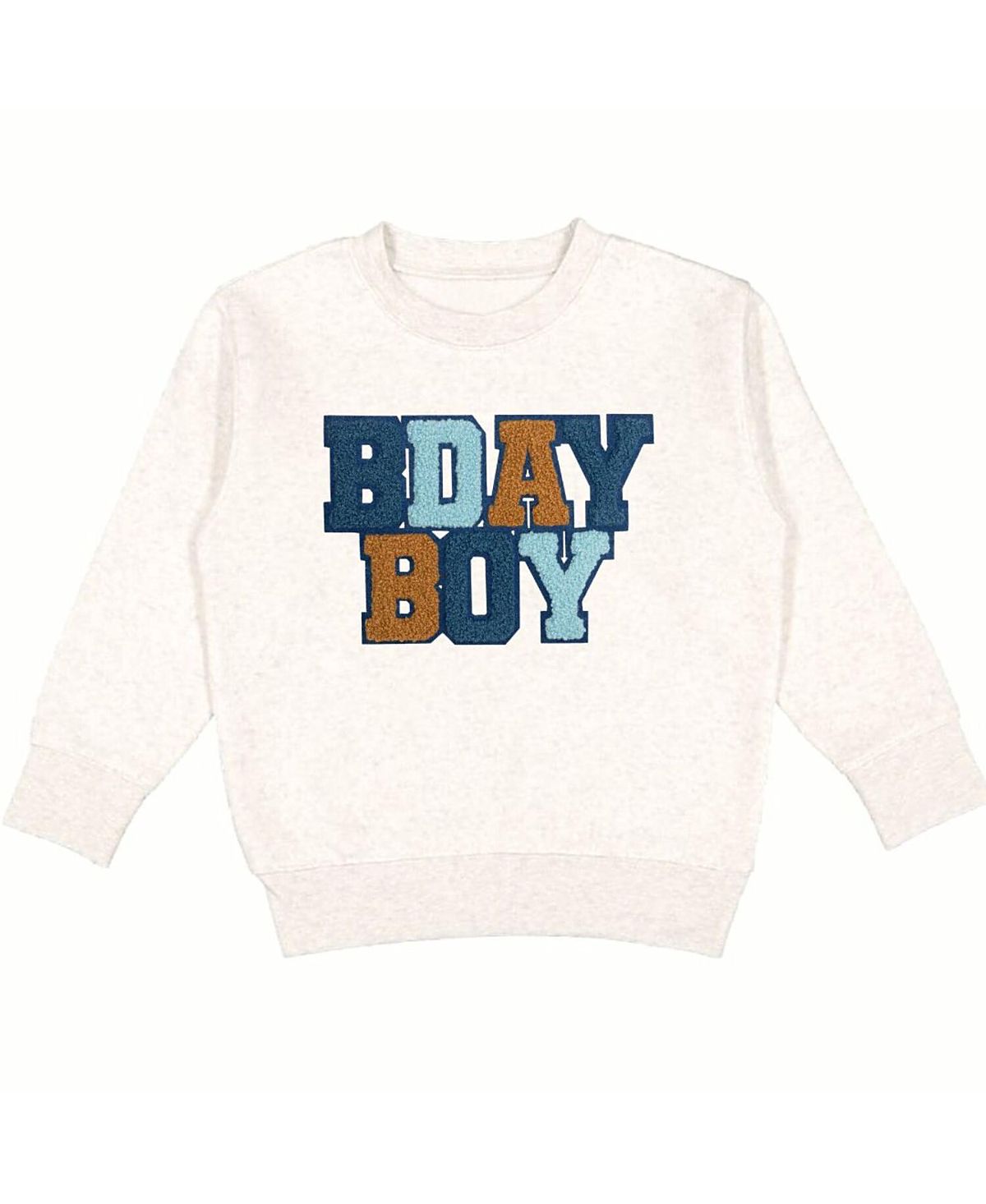 Sweet Wink Boy's Birthday Boy Patch Sweatshirt - Little Kid, Big Kid