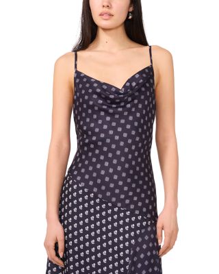 Cowl Neck Asymmetric Dress