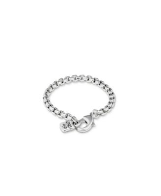  Sterling Silver Plated Chain Bracelet