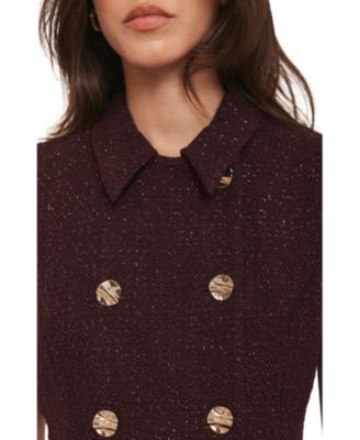 Boucle Mini Shift Dress