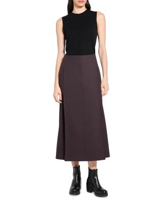 Trouser Front Maxi Skirt