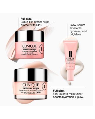 Glow from AM to PM Moisture Surge Skincare Set ($91 value)