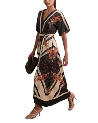 x ALICE CANALE Hanna Tiger Placed Maxi Dress - Exclusive