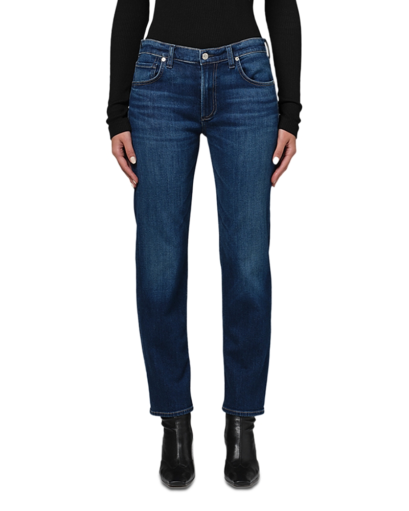 Citizen Of Humanity Citizens Of Humanity Anissa Low Rise Straight Jeans In Pierre In Blue