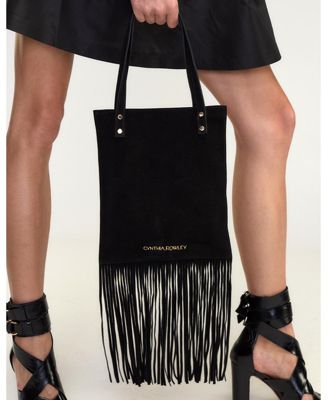 Felicity Fringe Suede Tote