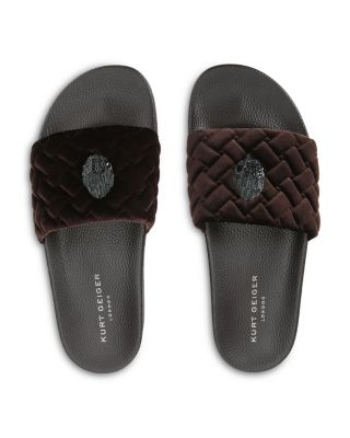 Men's Meena Eagle Black Slip Ons 