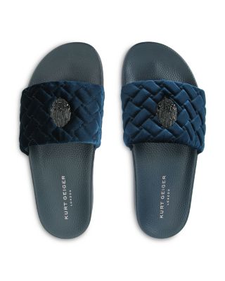 Men's Meena Eagle Black Slip Ons 