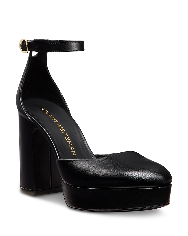Stuart Weitzman Dayna Platform Pump In Black