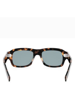 3 Dots HD Rectangle Sunglasses, 53mm