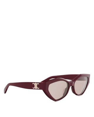 Triomphe Cat Eye Sunglasses, 56mm