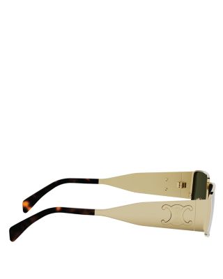 Triomphe Rectangular Sunglasses, 59mm