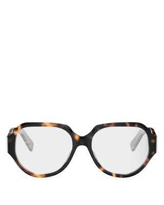 Triomphe Geometric Eyeglasses, 55mm