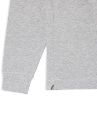 Long Sleeve Ribbed Collar Polo Shirt