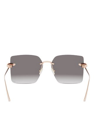 CDior S3U Square Sunglasses, 58mm