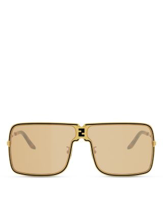 Fendiness Rectangle Sunglasses, 67mm