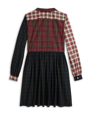 Girls&#39; Plaid Cotton Poplin Shirtdress - Big Kid