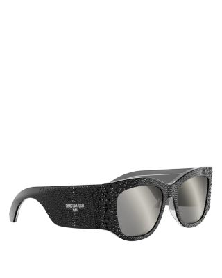 DiorNuit S1F Square Sunglasses, 55 mm