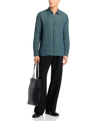 Justin Lilo Stitched Regular Fit Button Down Shirt