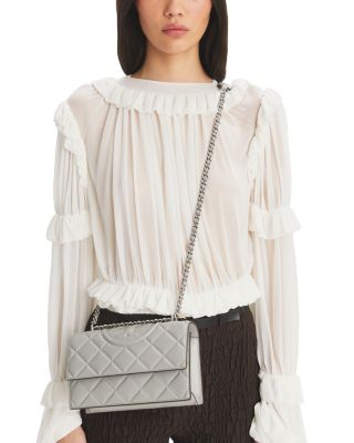 Small Fleming Leather Shoulder Bag