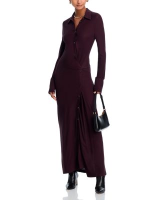 Twisted Maxi Shirtdress